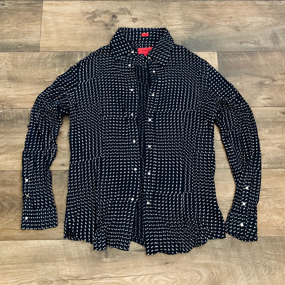 Vintage Hugo Boss Button Down Shirt Size M